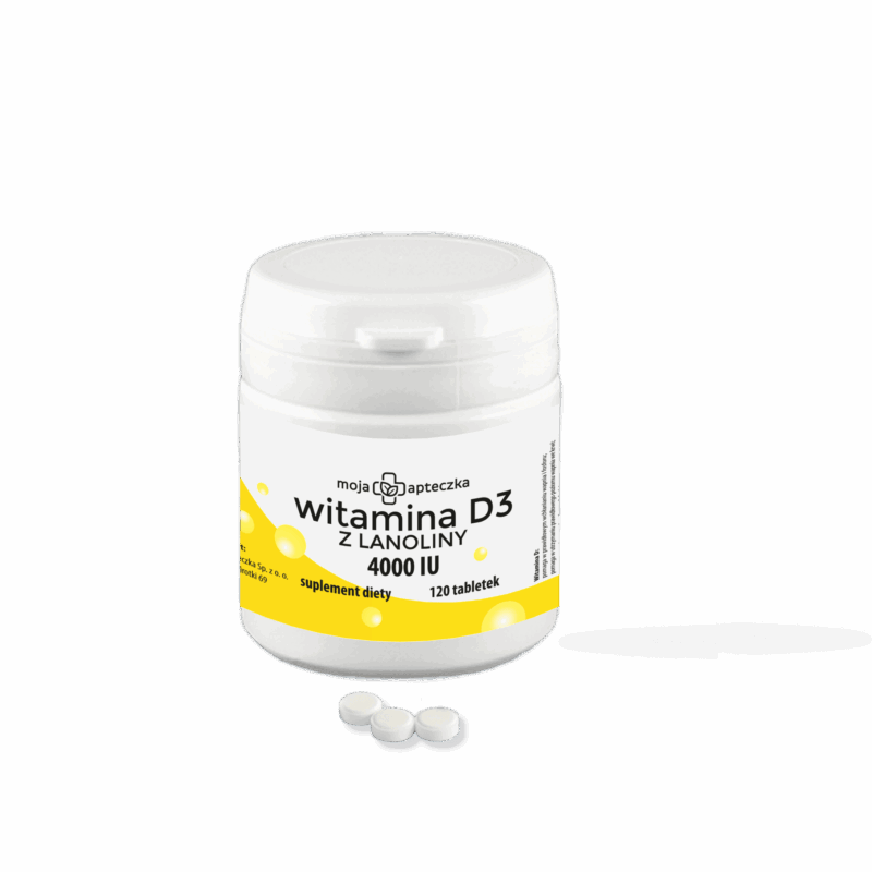 Witamina D3 4000 IU - 120 tabletek