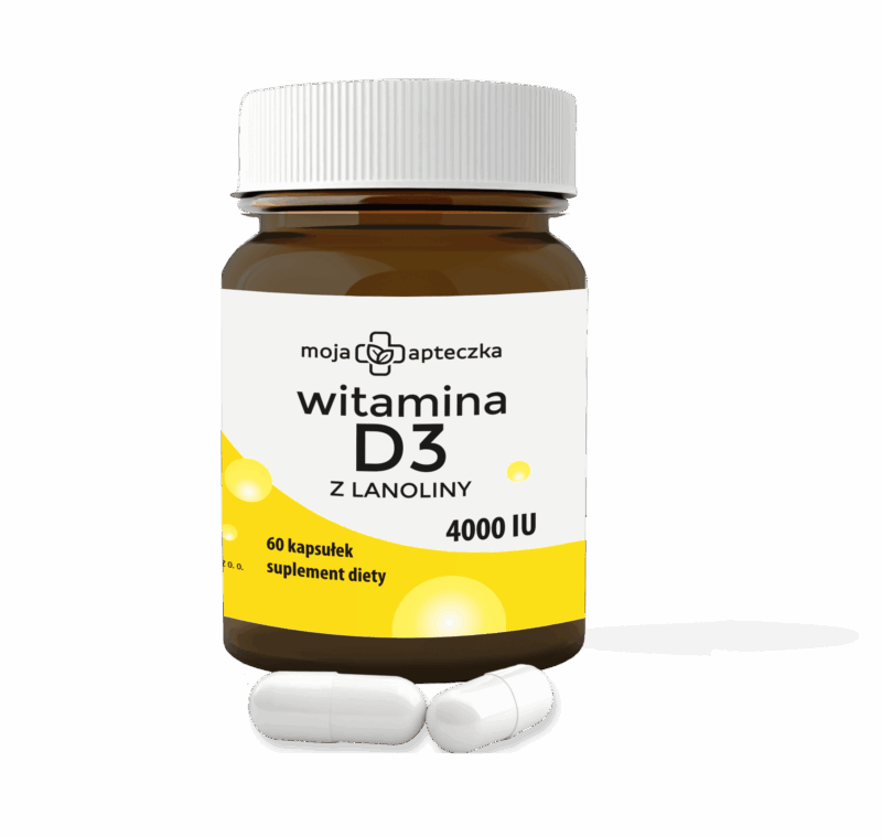 Witamina D3 4000 IU - 60 kapsułek