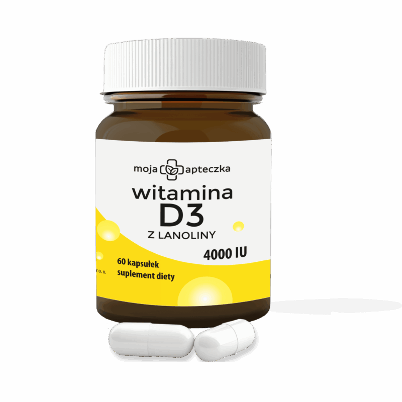 Witamina D3 4000 IU - 60 kapsułek