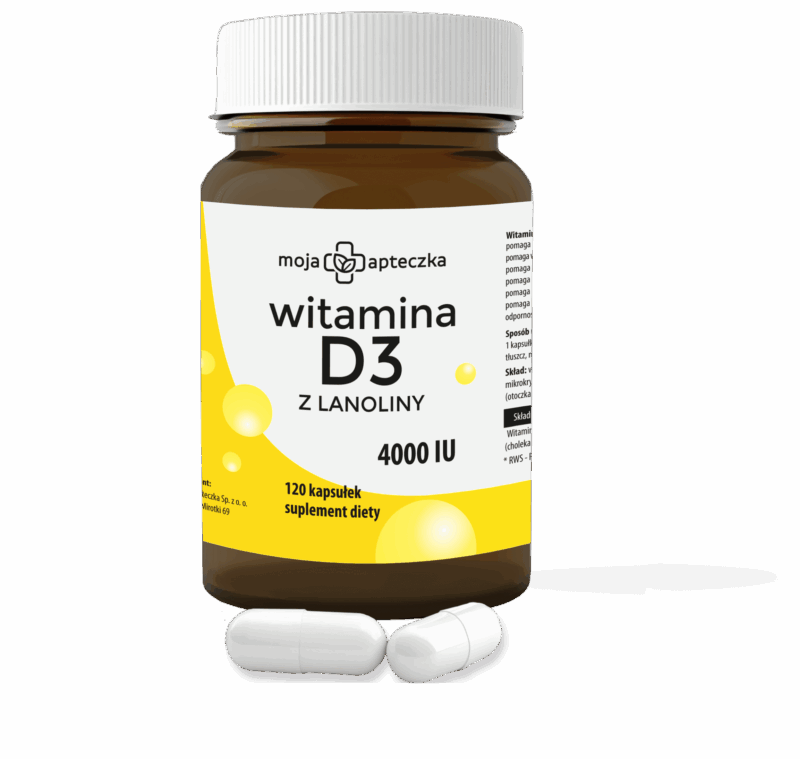 Witamina D3 4000 IU - 120 kapsułek
