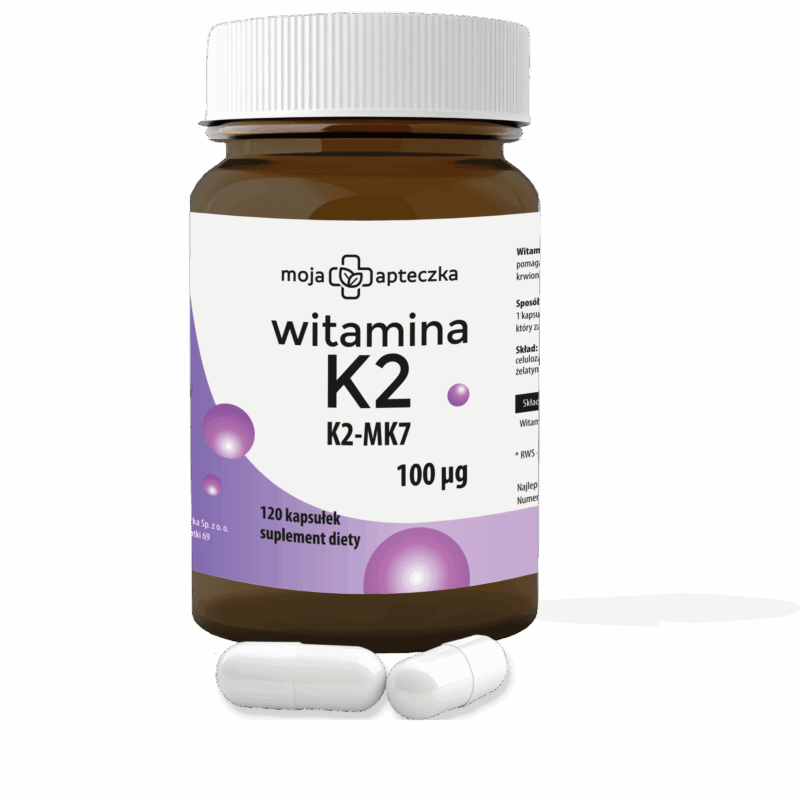 Witamina K2-MK7 100 μg - 120 kapsułek