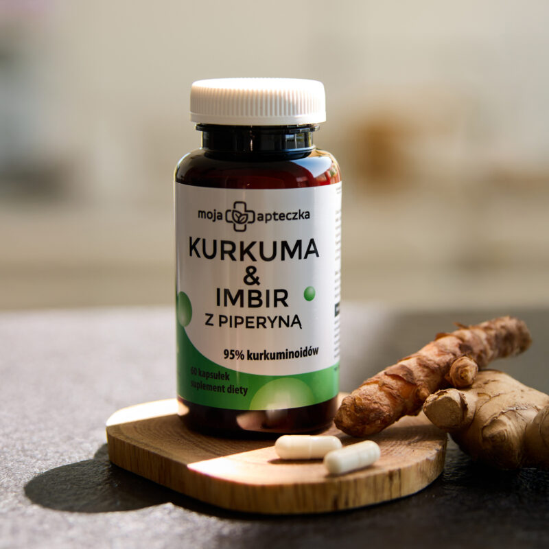 Kurkuma i Imbir z piperyną — w kapsułkach